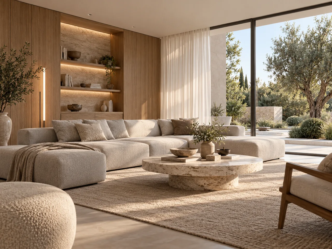 Light living room — conceptual interior visualization